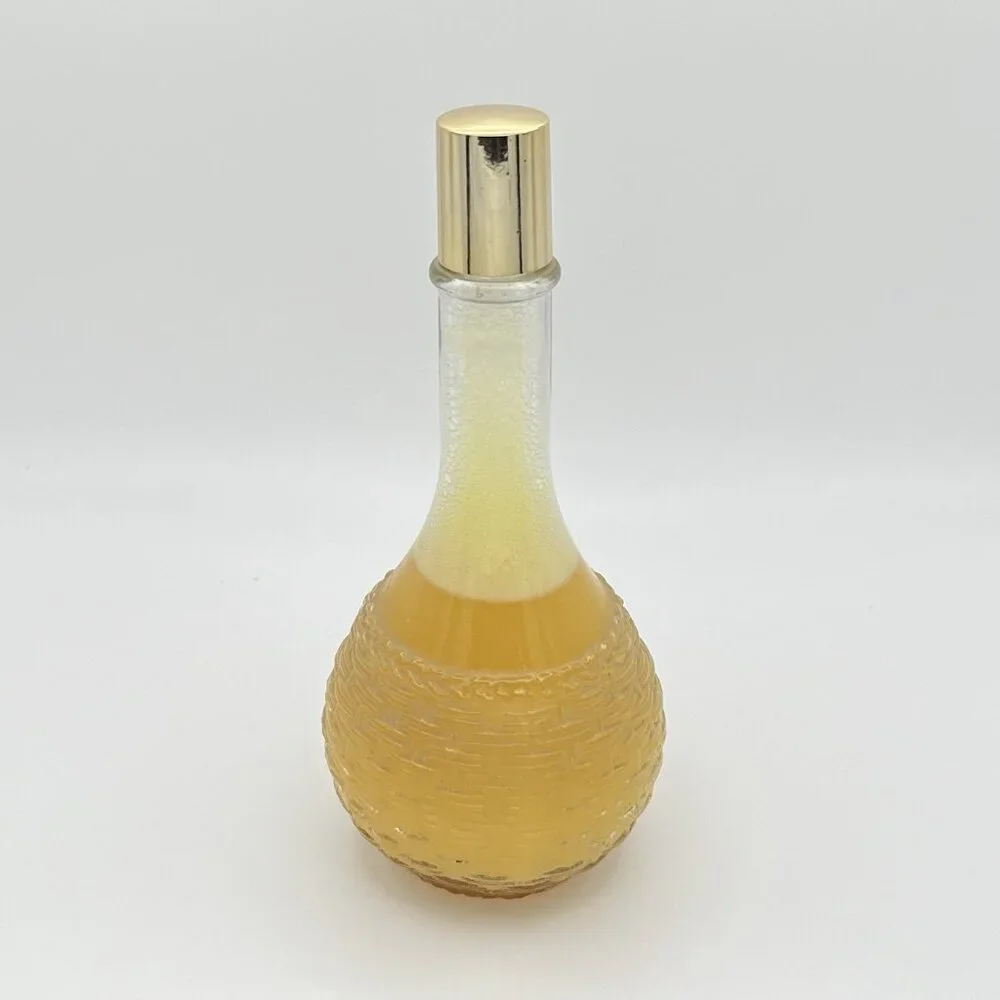 Vintage 70s Watkins Bubbling Creme Bath 18559 10 oz Glass Bottle Vanity Decor